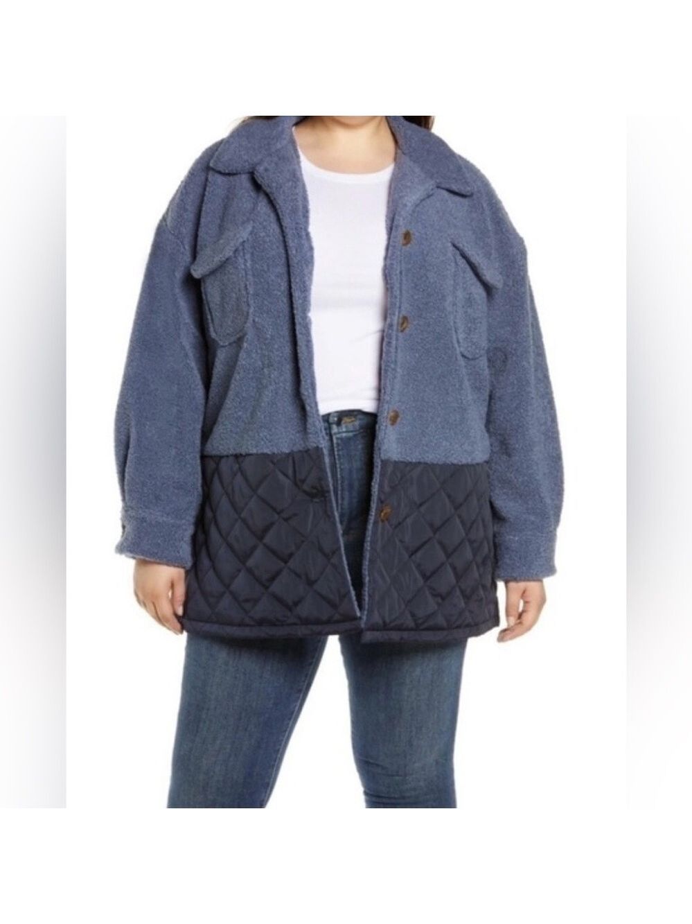 Treasure & Bond Blue Jacket Size L - Picture 1 of 7